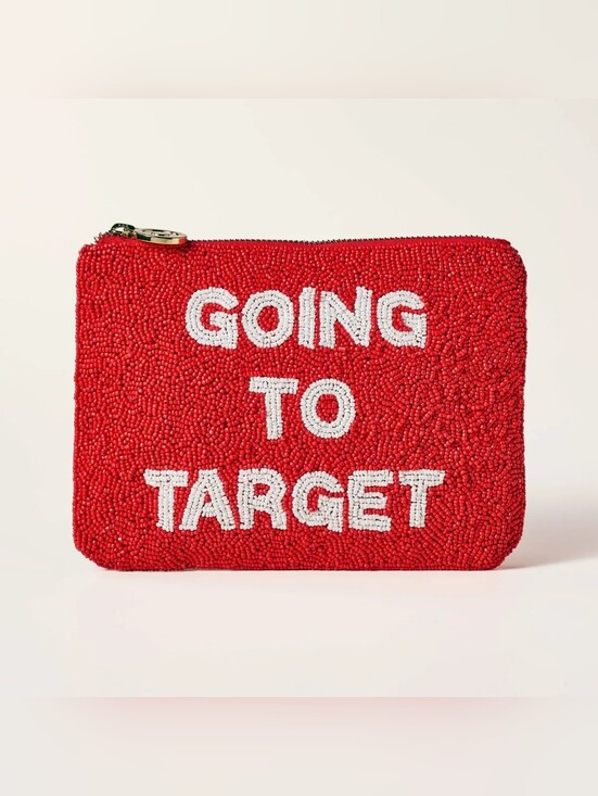 kate spade Handbags - Kate Spade "Going to Target" Beaded Clutch NWT Limited Edition